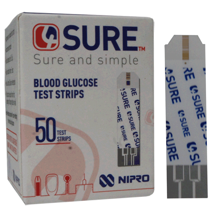 4Sure Smart Glucose Monitor + 4Sure Glucose Test Strips x 50