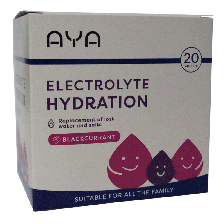 AYA Electrolyte Hydration x 20 Sachets - Blackcurrant