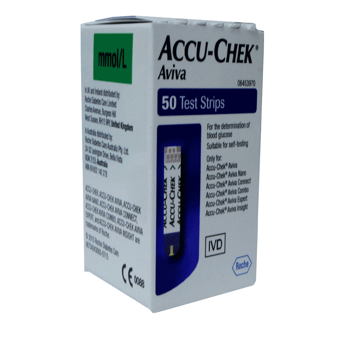 Accu-chek Aviva 1 x 50 bandelettes de test pour diabétiques
