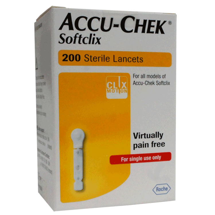 Accu-Chek Softclix Diabetic Lancets x 200 for diabetes