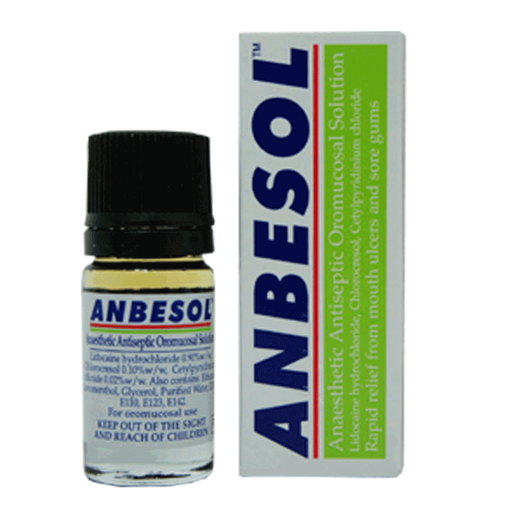 Anbesol 10ml - Anaesthetic mouth gel for mouth ulcers