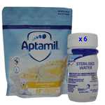 Aptamil Creamed Banana Porridge 125g - For 4 to 6 months + - With / Without Sterilised Water 90ml