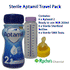 Baby Milk Emergency Travel Pack - Aptamil 2 Follow On Baby Milk 200ml x 6 ( With 6 x Sterile bottles and 6 sterile teats)