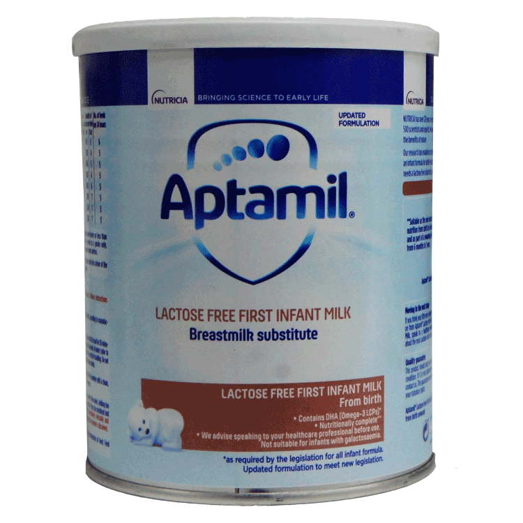 Aptamil - Lactosevrij - Eerste zuigelingenmelk 400g
