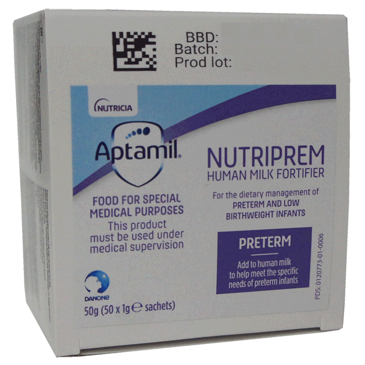 Aptamil Nutriprem Menselijke melkversterker 50 zakjes van 1 g