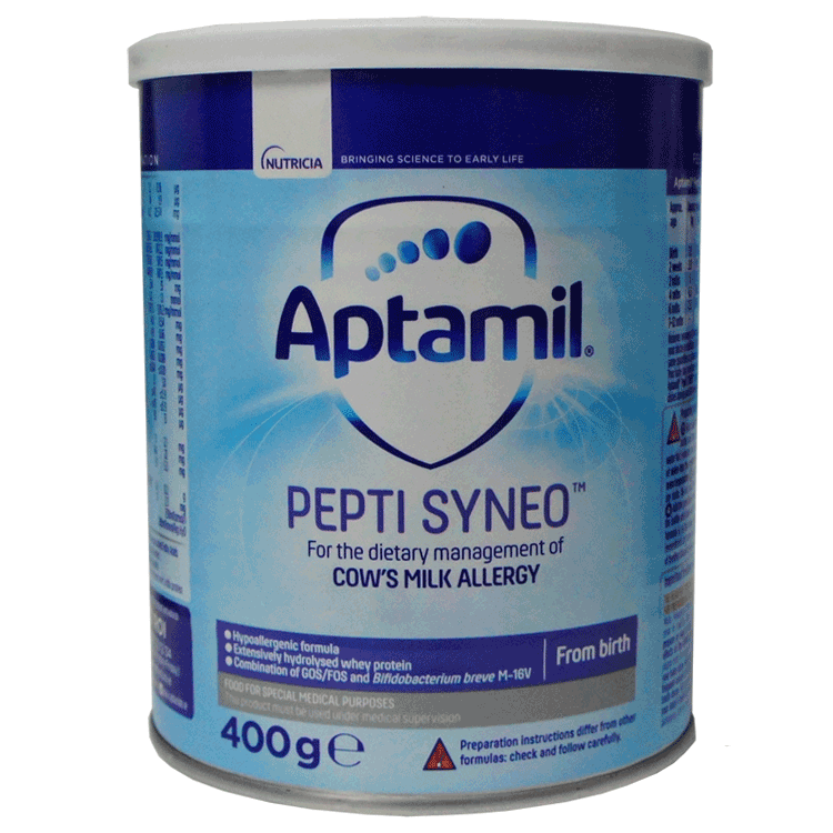 Aptamil Pepti Syneo 400g - Dès la naissance - Pour les bébés allergiques au lait de vache