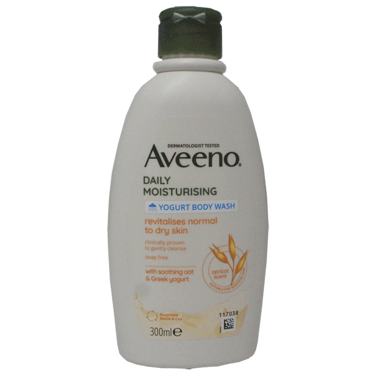 Aveeno Daily Moisturising Yoghurt Body Wash 300ml
