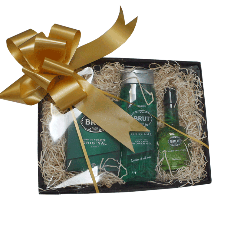 Panier Cadeau Brut - 3 Pièces