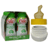 Milk carton to feeding bottle - Converter Kit - Cow & Gate 1 First Baby Milk 200ml x 4 + Converter Lid + 24 Sterile SMA Teats