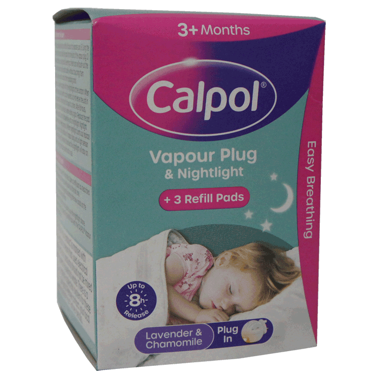 Calpol Vapour Plug and Night Light - With 3 refills
