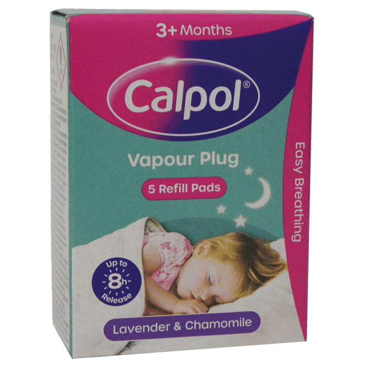 Calpol Vapour Plug and Night Light with 3 refills + Extra Pack of 5 Refills