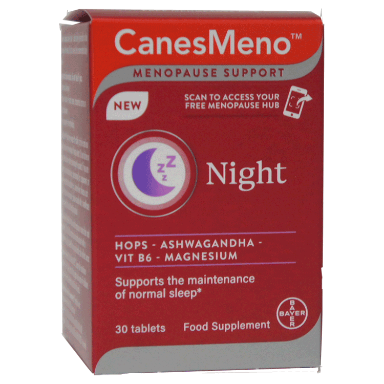 CanesMeno Menopause - Supports the maintenance of normal sleep x 30 tablets