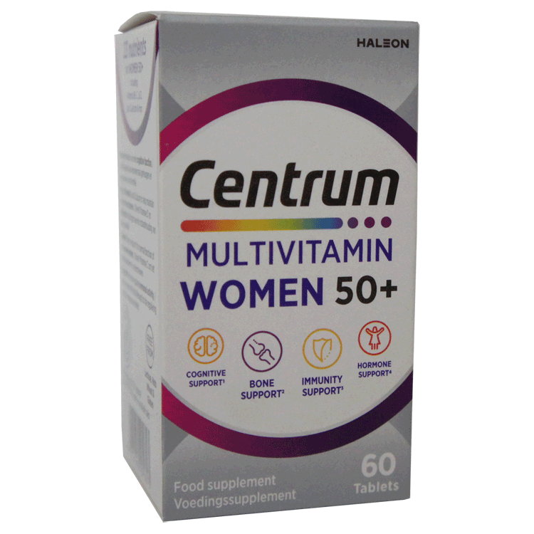 Centrum Multi-vitamines pour femmes 50+ boîte de 60 comprimés