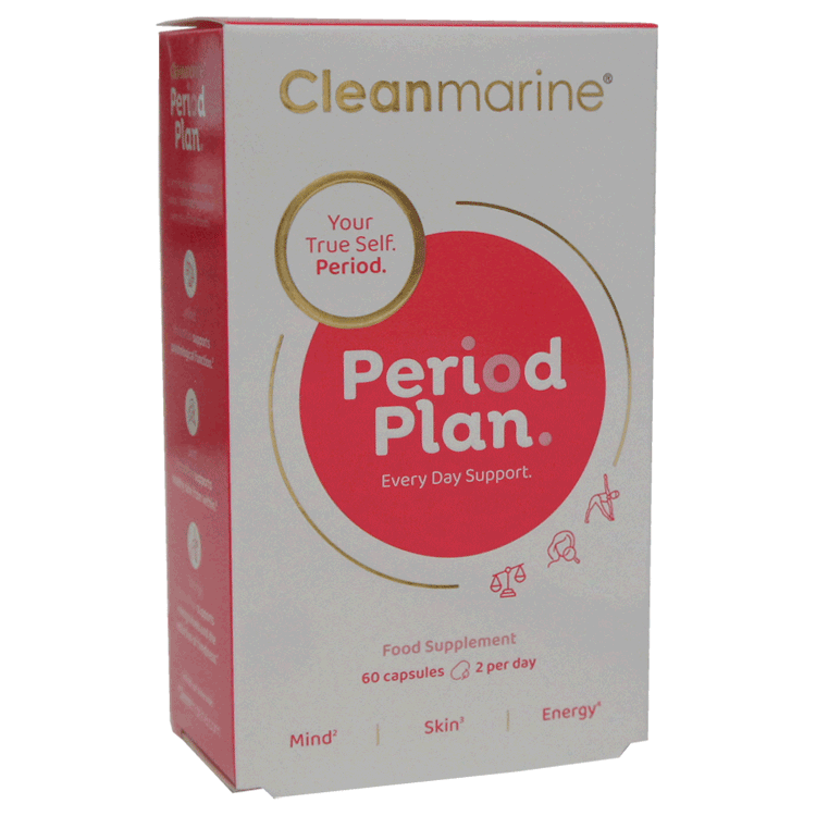 Cleanmarine Period Pain Food Supplement x 60 capsules