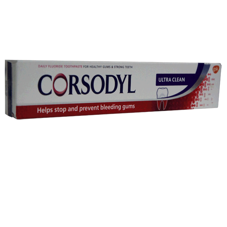 Corsodyl Ultra Clean Toothpaste 75ml ( Previously Paradontax )