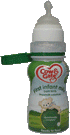 Cow and Gate First Säuglingsmilch 200 ml x 6 – Von der Geburt an mit oder ohne Saugeradapter und weißen NUK-Sauger