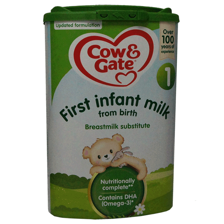 Cow and Gate First Babymelk 800 g - Kan vanaf de geboorte worden gebruikt