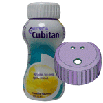 Cubitan Vanilla 200ml x 6 With or without an Anti-spill screw-on lid