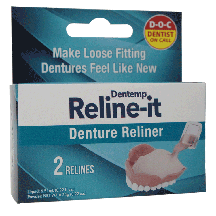 Dentemps Reline-it - Denture Reliner x 2