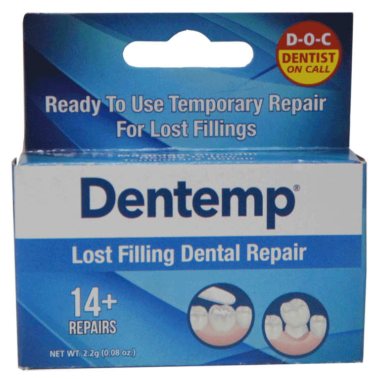 Dentemp Lost Filling Dental Repair - 14 Repairs + Clove Oil 10ml