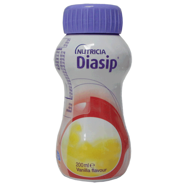 Diasip Vanilla 200ml  x 1 - For diabetics
