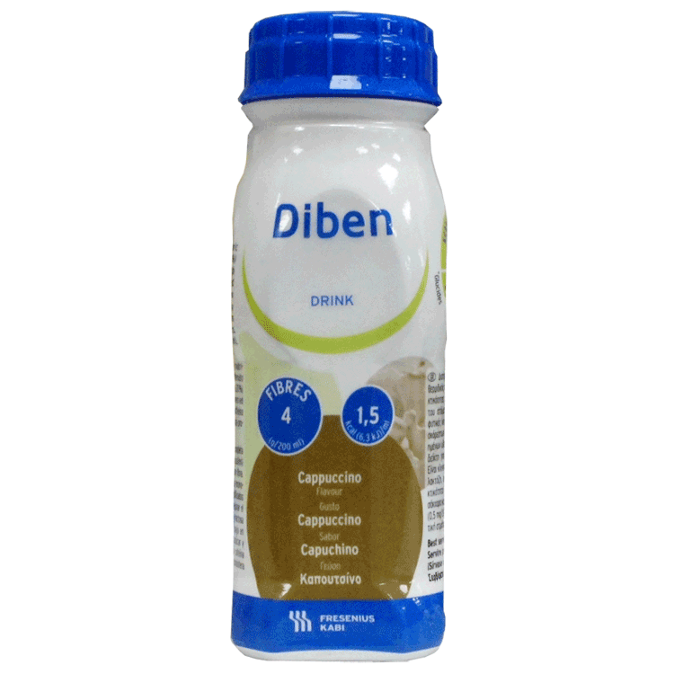 Diben Cappuccino 200ml Complete Nutrition for Diabetics