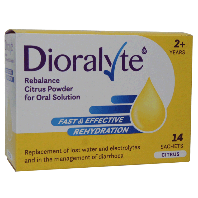 Dioralyte Sachets Citrus X 14 - Ter vervanging van zouten na diarree