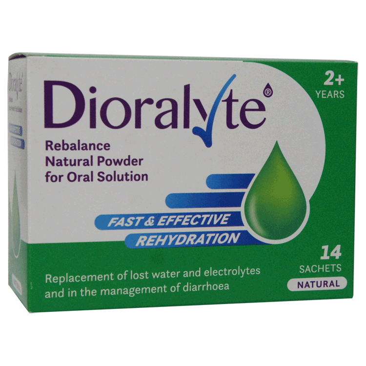 Dioralyte Sachets Natural X 14 - Ter vervanging van zouten na diarree