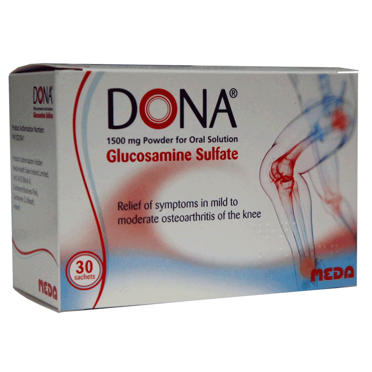Dona Glucosamine 1500mg sachets x 30 - For Osteoarthritis