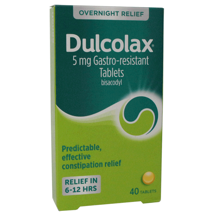 Dulcolax tablets 5mg for Constipation x 40 or 60 pack