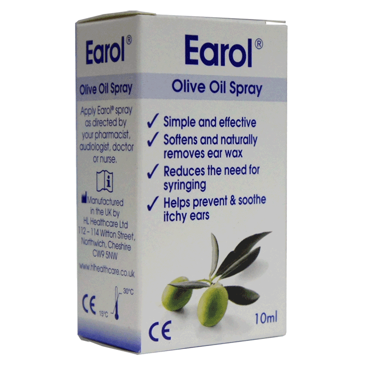 Earol Olive Oil Ear Wax Spray 10ml