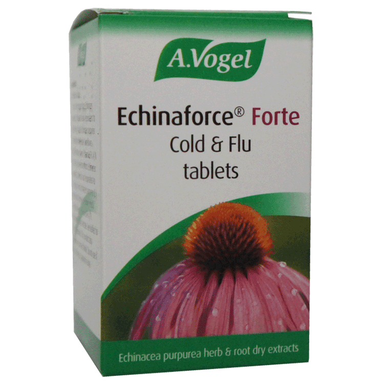 Echinaforce Forte Tabletten x 40 von A Vogel – Zur Linderung von Erkältungs- und Grippesymptomen