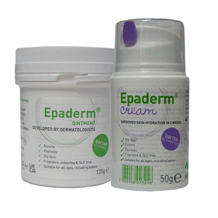 Crème Epaderm x 50g - Pour peaux sèches et eczéma