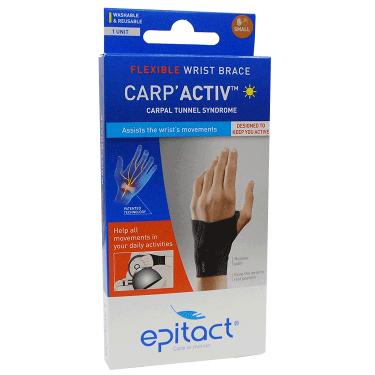 Epitact Carp Activ - Carpel Tunnel Syndrome Support - Left Hand - 3 Sizes