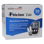 Fine Test Lite - Blood glucose test strips x 50  With or without a Sharps bin