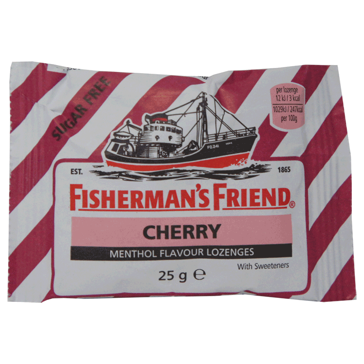 Fishermans Friend Lozenges 25g - 3 flavours - Original, Cherry and Aniseed