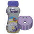 Fortini Vanille 200 ml x 4 – Mit oder ohne auslaufsicherem Deckel zur Aufnahme eines Trinkhalms