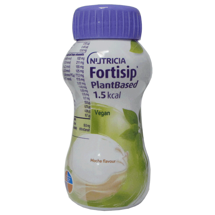 Fortisip Plant Based Mocha Flavour 200ml - Aanvullende voeding voor veganisten