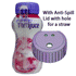 Fortijuce Strawberry 200ml x 6 With or without Screw-on anti-spill straw hole lid