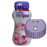 Fortijuce Strawberry 200ml x 6 With or without Screw-on anti-spill straw hole lid