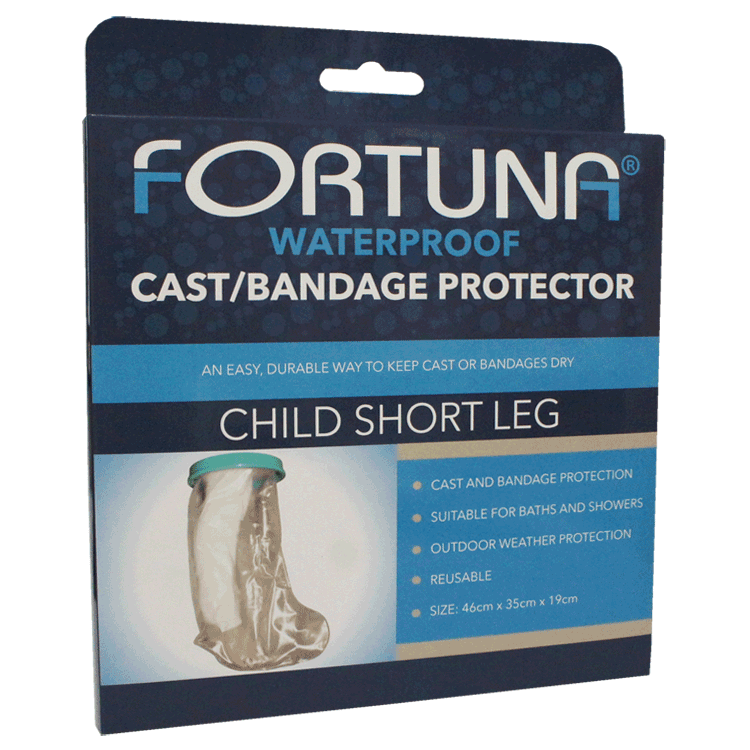 Protecteur imperméable pour plâtre/bandage Fortuna - Jambe courte pour adulte