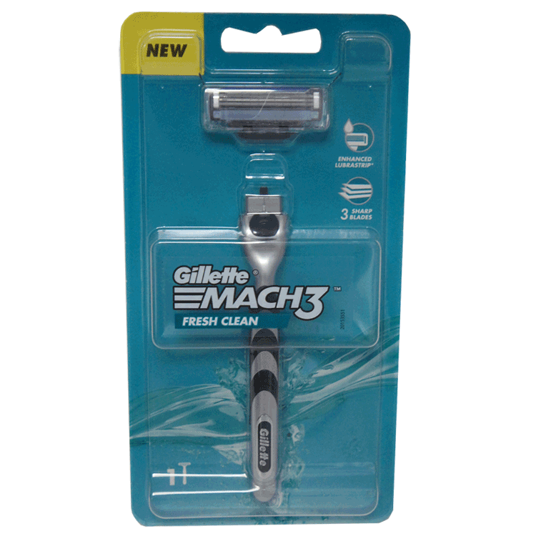 Gillette Mach 3 scheermesjes x 4