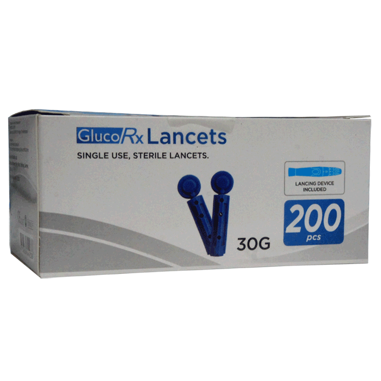GlucoRx Lanzetten x 200 - Zur Blutzuckermessung