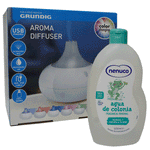 Grundig Diffuser - Ultrasonic Mist - Changes Colour - With or without Nenuco or aromatic oils