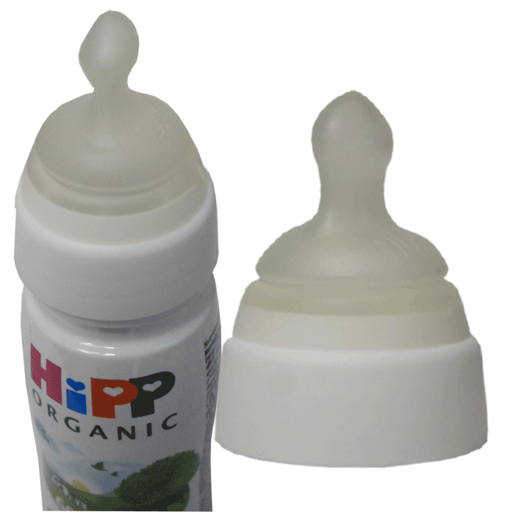 Hipp Bio Combiotic Milk 200ml x 6 + NUK White Neck Slow Flow Teats x 6