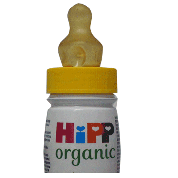 HiPP Premier Lait Infantile Combiotique Bio 200 ml Prêt à l'Emploi x 6 + 6 Tétines SMA à Usage Unique