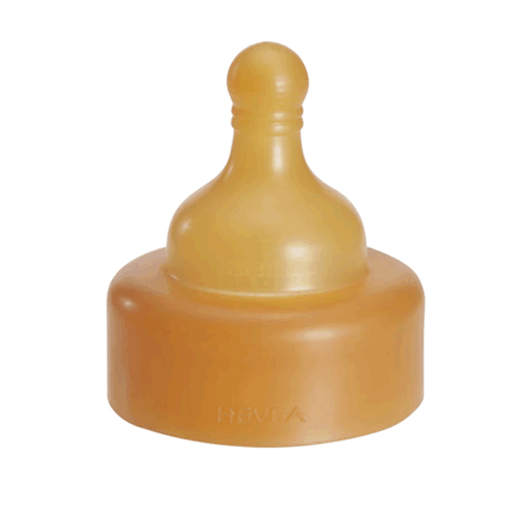 Hevea natural Rubber Latex Teat x 1 - 0 months + - Slow Flow - Plastic Free