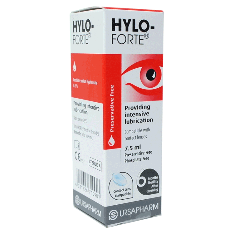 Hylo Forte 7.5ml Long Life Eye Lubricant Drops by Ursopharm