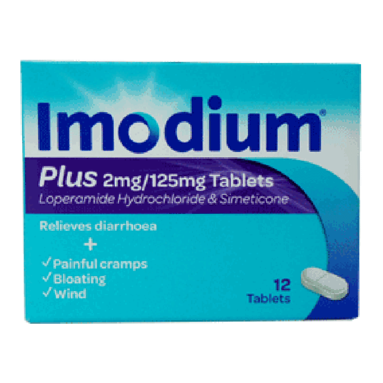 Imodium Plus 12's for diarrhoea
