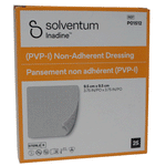 Inadine 9.5 x 9.5cm x 5 Povidone-Iodine Dressings -  For infected wounds